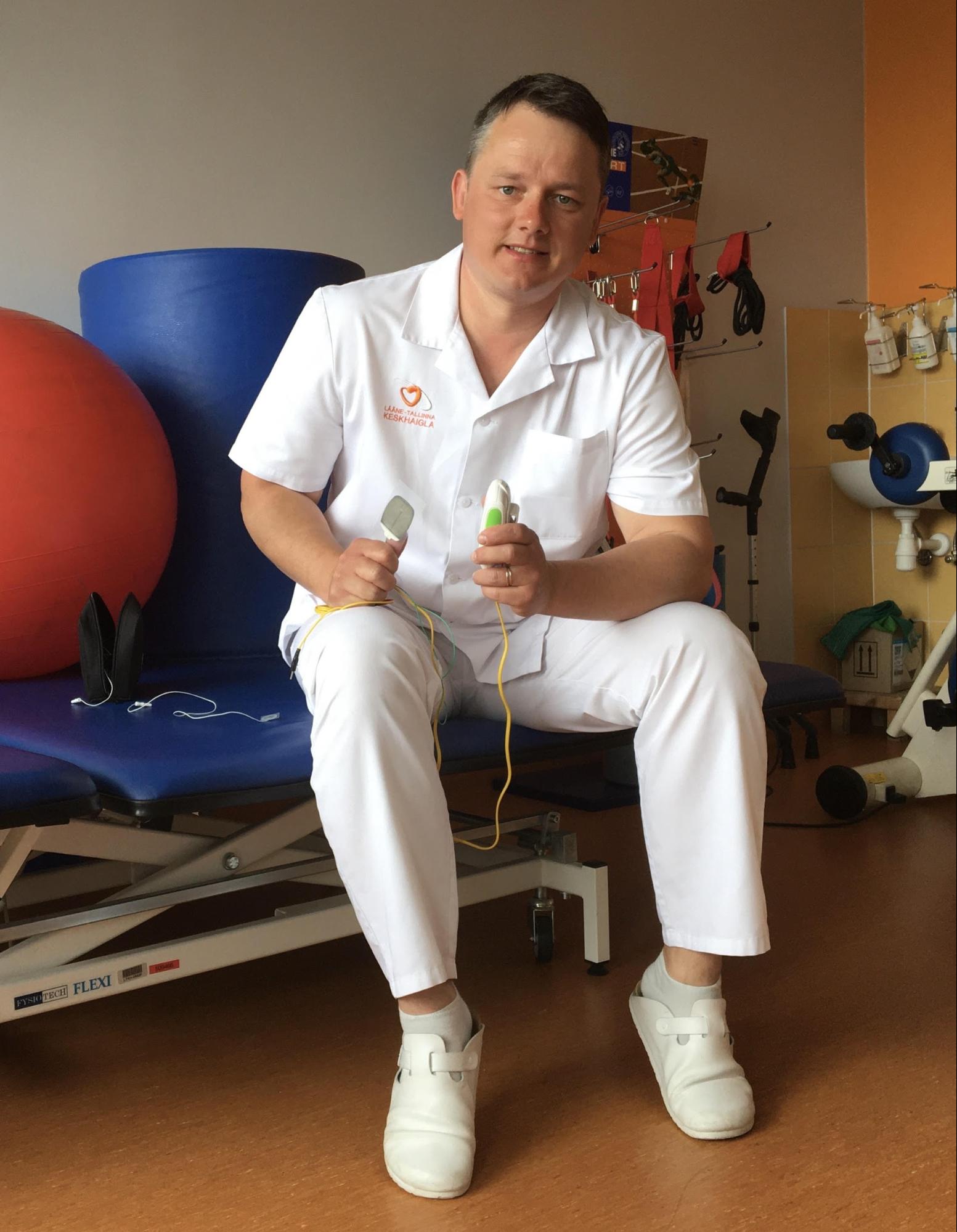Heigo Maamägi sees how his patients are benefiting from tech solutions. Photo credit: private collection
