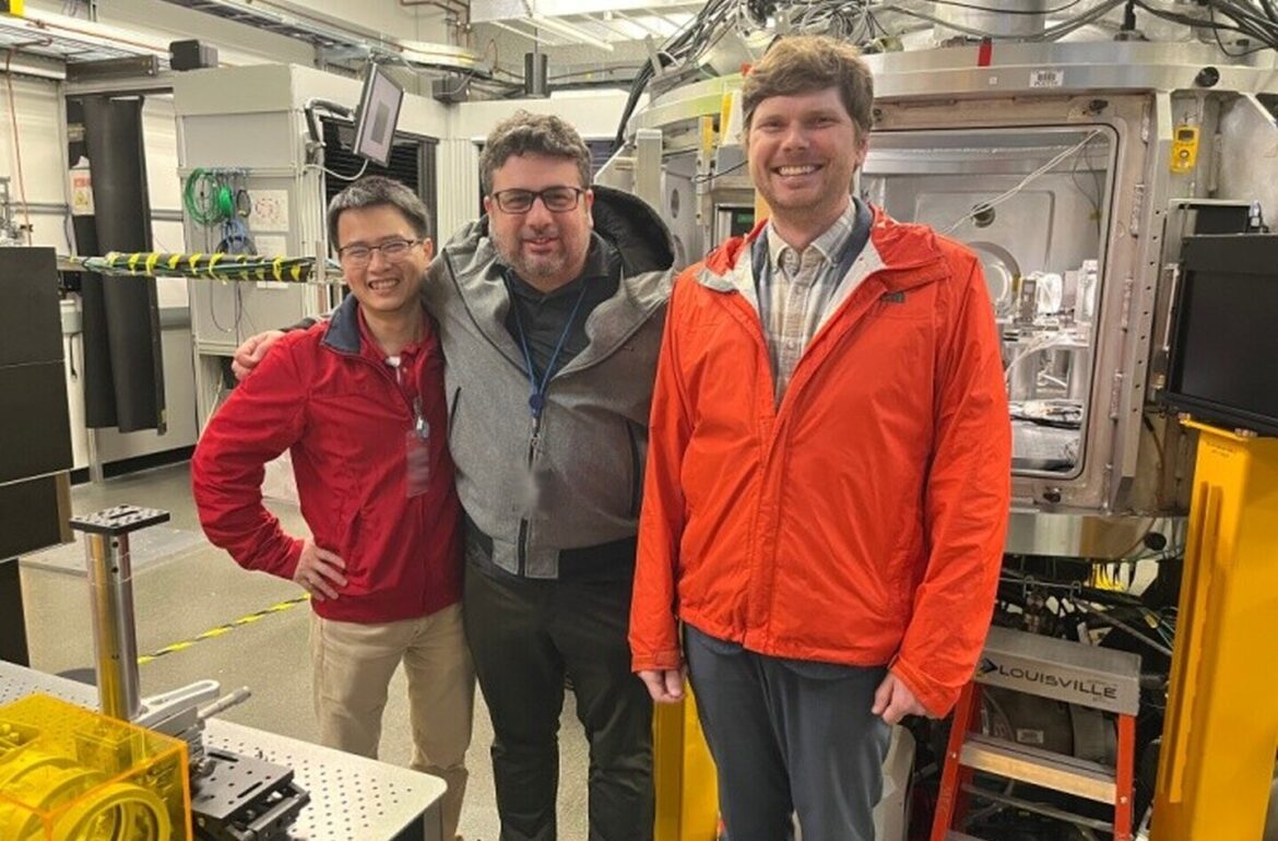 Research team at SLAC Laboratory: Mianzhen Mo, experiment (SLAC, USA); Alfredo A. Correa, modeling (LLNL, USA); and Artur Tamm, modeling (UT, Estonia).
