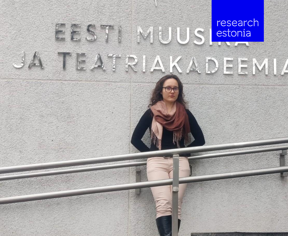 Veeda Kala, a doctoral candidate and junior researcher at the Estonian Academy of Music and Theatre. Photo: Marju Raju.