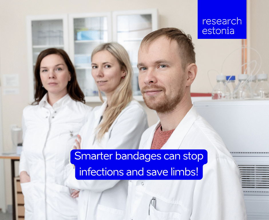 Nanordica team. From left to right: Anna-Liisa Kubo, Olesja Bondarenko, ja Grigory Vasiliev. Ohtot: Renee Altrov.