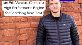 Ian Erik Varatalu’s regex engine enables searching for complex patterns significantly more efficiently and with lower resource usage. Photo: Private collection