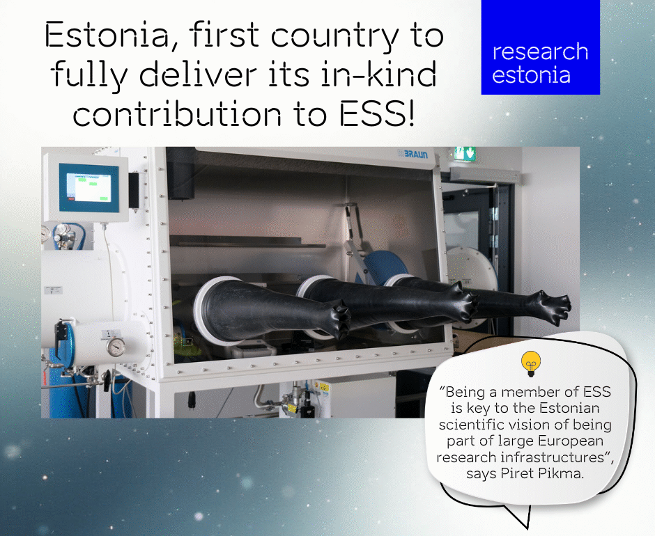 Radiological materials glove boxes for neutron scattering experiments - part of the Estonian In-Kind delivery to ESS. Images: Ulrika Hammarlund/ESS