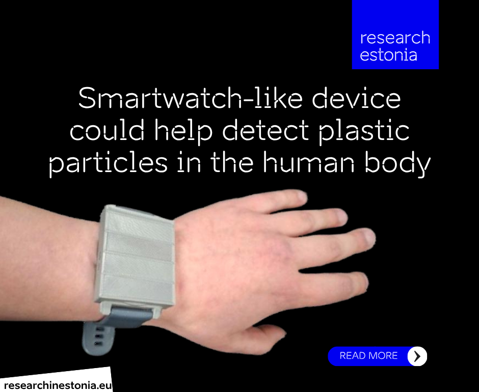 Plastic particles enter our bodies through various pathways and distribute into our organs. Researchers are developing a way to track these particles using wearable spectrometry. By using a spectrum of light, this non-invasive device can non-invasively identify specific plastics directly through skin. Photo: Kevin Post.
