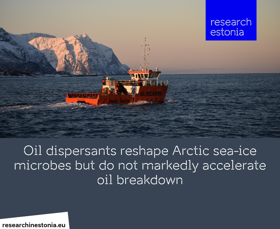 oil dispersants arctic sea ice