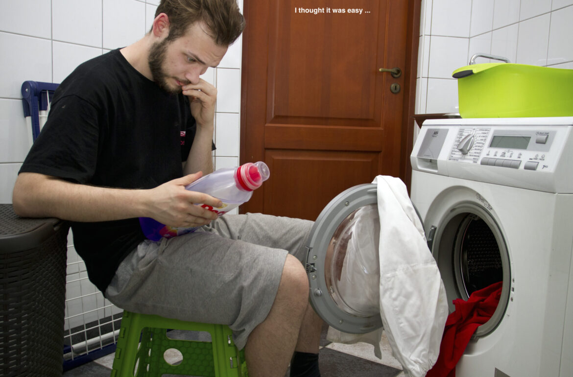 This is how one young person (25-years-old Marcin Walkowiak from Poland) described starting independent life. Source: http://www.except-project.eu/competition-photos/