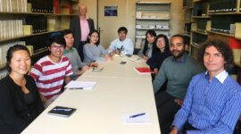 Project IKID research seminar at the University of Lausanne with participants from Estonia, Switzerland, Cambodia and Laos. Photo by: Aaro Hazak.