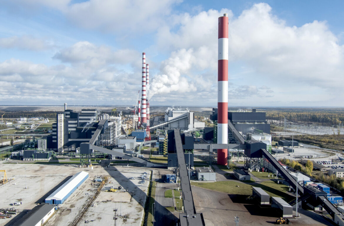 Power Plants and Oil Plants of Eesti Energia in Auvere