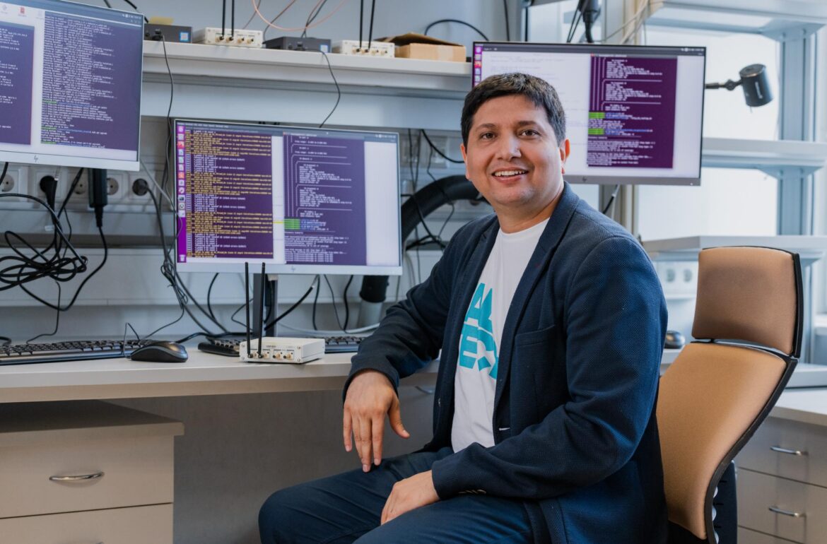 Professor Muhammad Mahtab Alam brought new out-of-the-box ideas with him when joining Tallinn University of Technology. Photo credit: Heiki Laan / Taltech