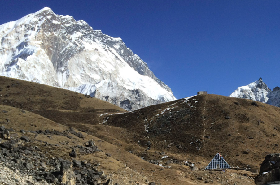 Pyramid station at 5050 m above sea level in Khumbu valley, the Himalaya. Photo credit: Heikki Junninen