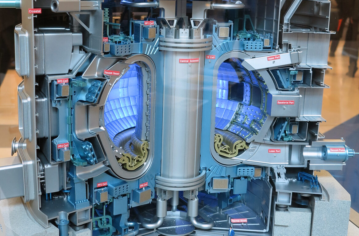 Small scale model of ITER. Source:Wikipedia.org