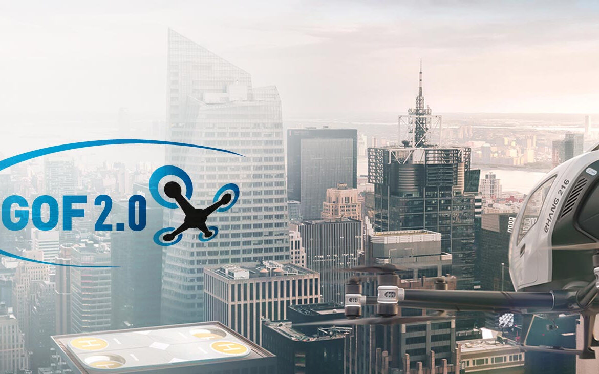 GOF 2.0 aims to safely integrate manned and unmanned aircraft in urban airspace. Photo credit: EANS