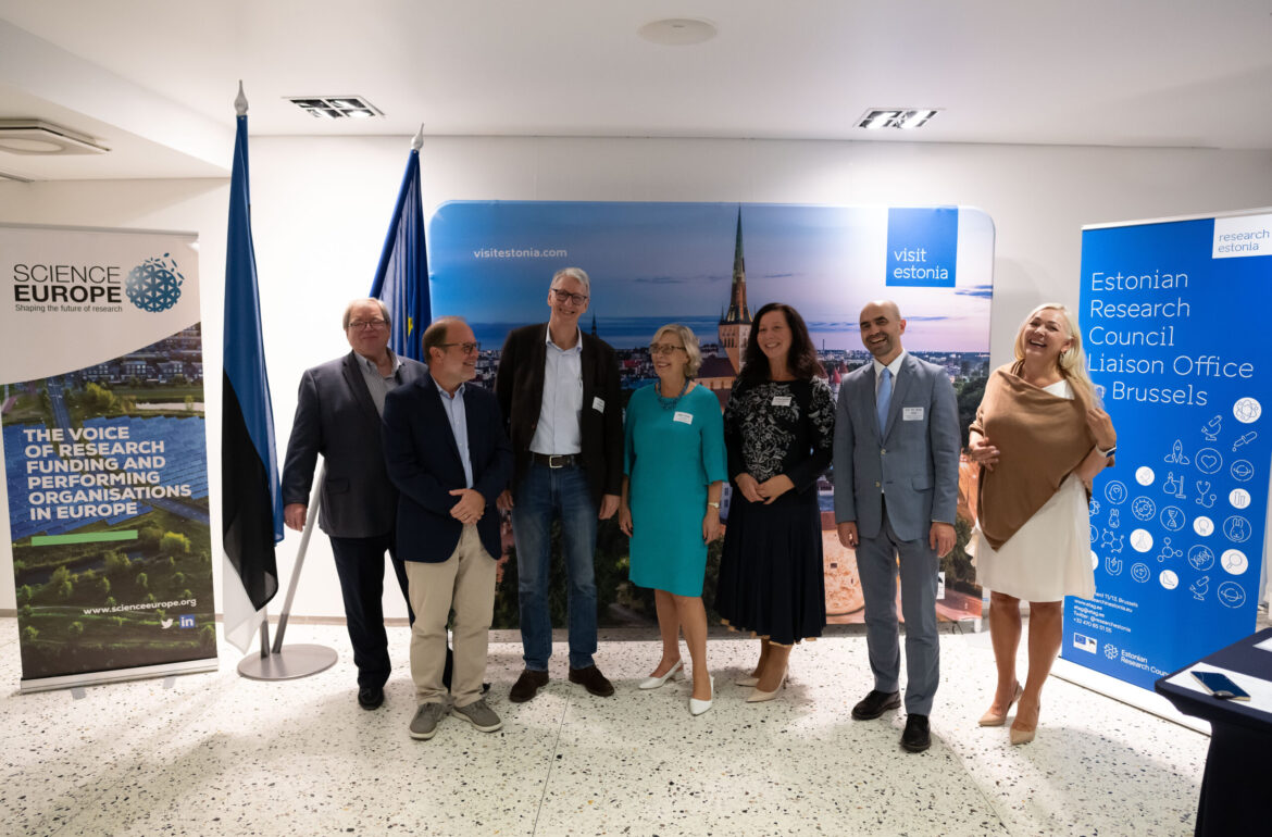 Estonian Representation in Brussels, in collaboration with the Estonian Research Council and European' 1+ Million Genomes' Initiative. The gathering aimed to foster connections and share vital information about the upcoming ambitious endeavour. Photo credit: Simon Blackley